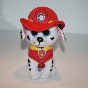 Paw Patrol MARSHALL Dalmatian Dog 6 inch TY Beanie Boos Plush Bean Bag Soft Toy